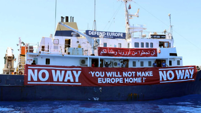 El barco averiado del grupo xenófobo Defend Europe rechaza la ...